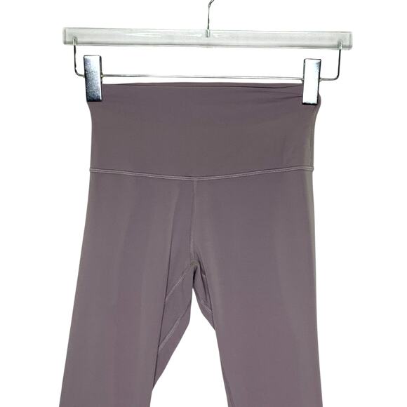 Lululemon 4 Align High Rise Leggings 25" Scallop Violet Verbena Gym Dance - Picture 4 of 10